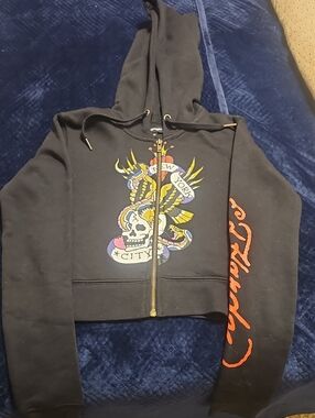 Ed Hardy Black Skull Jacket